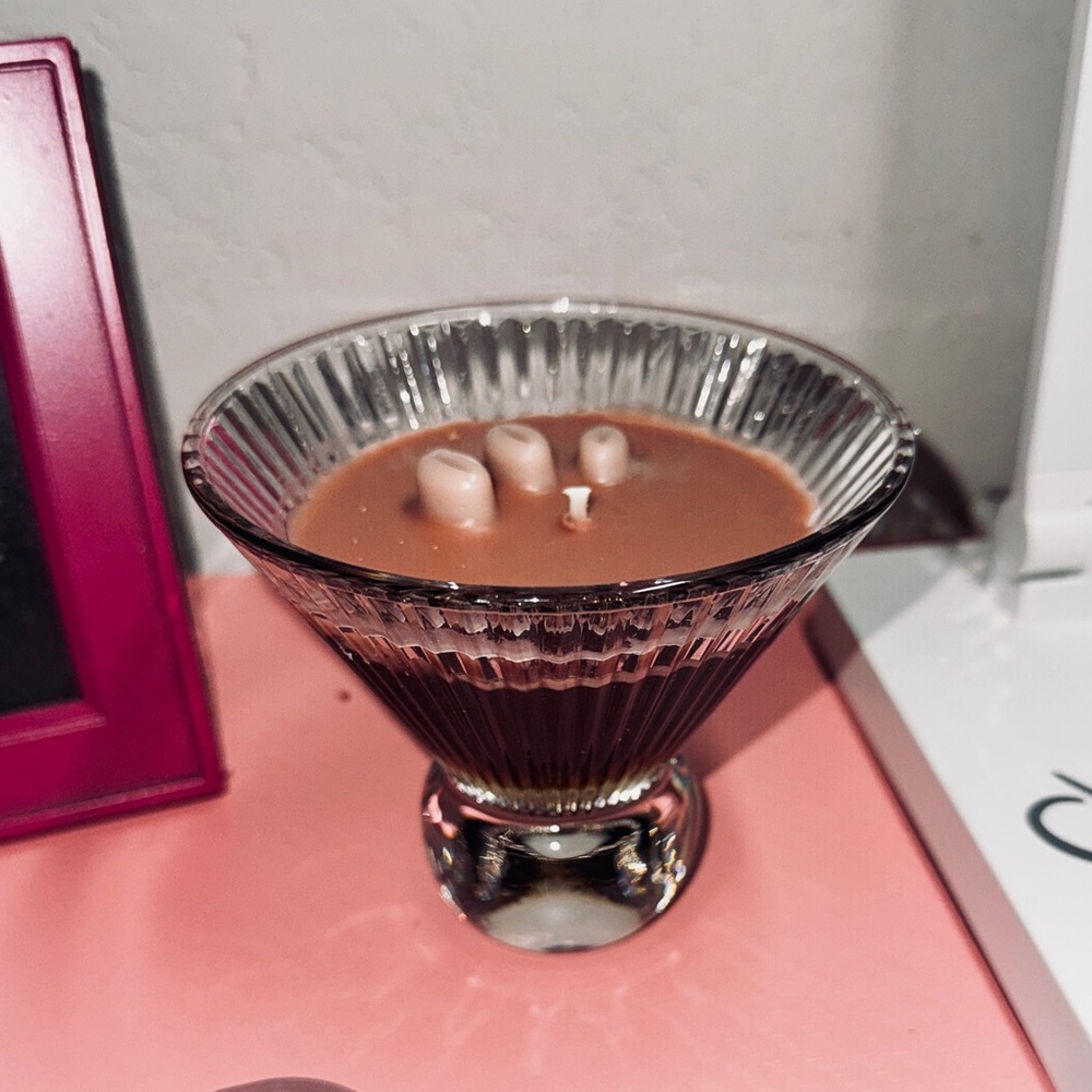 Espresso Martini Candle ☕🍸  | Handmade 💕 Soy & Gel Wax ✨🕯️